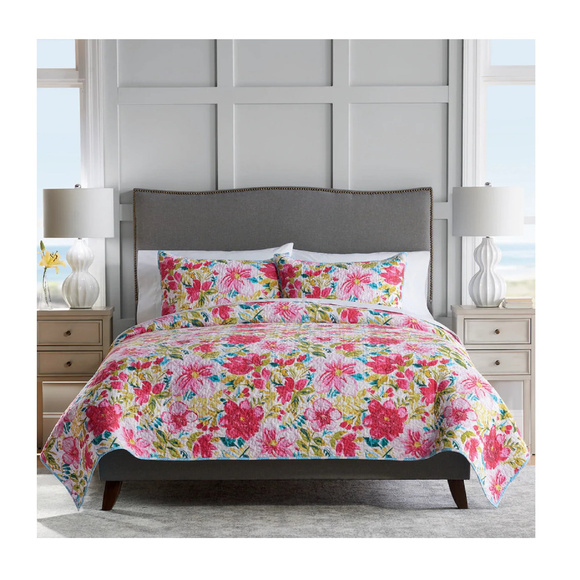Croft Barrow Floral Reversible Quilt 